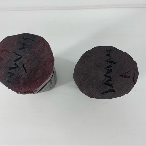 Jamaican Carved Statutes Pair of Two Man & Woman - Picture 3 of 7